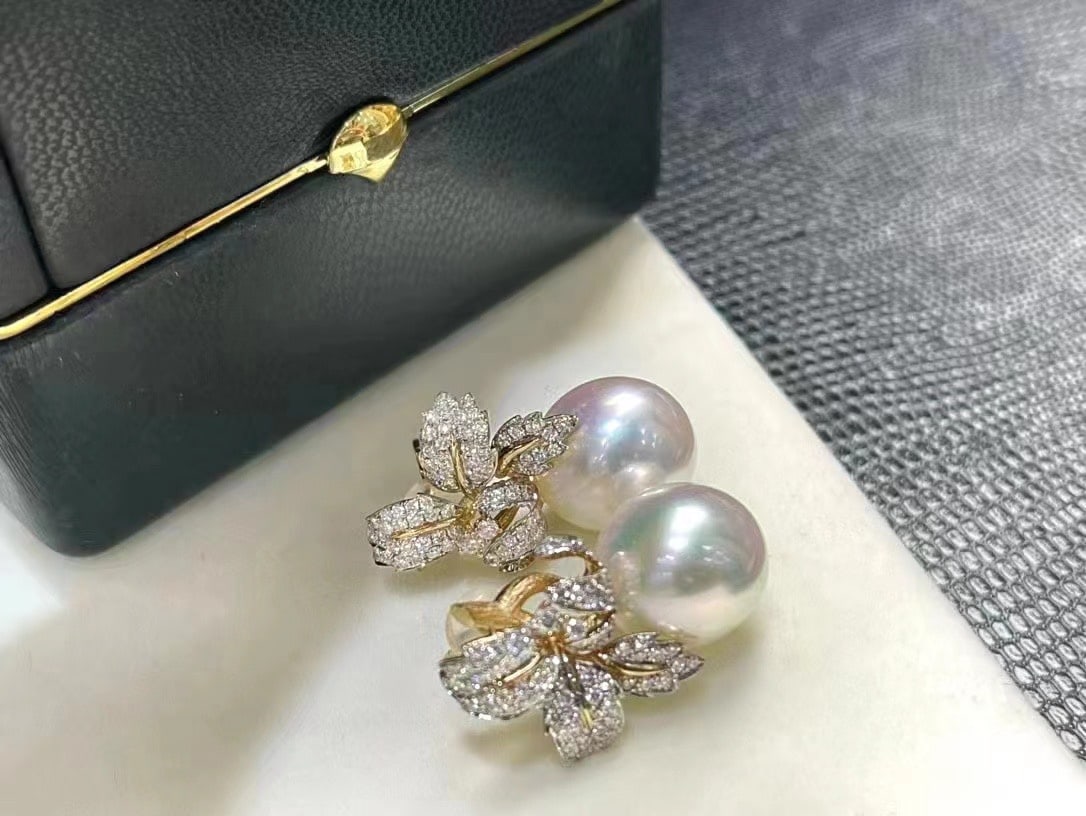 S925 Sterling Silver Natural Pearl Earrings - 5