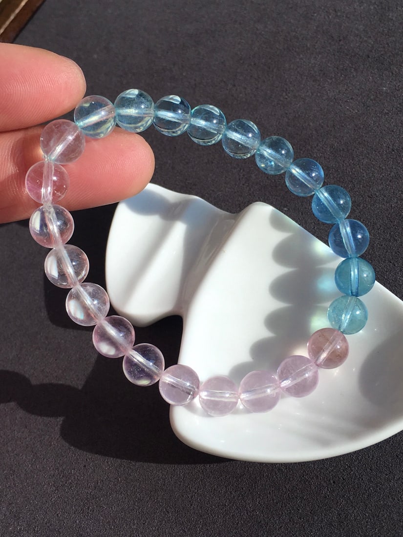 Natural Morganite Bracelet - 5