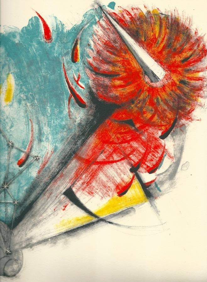 Rufino Tamayo Lithograph 1 Apocalypse of Saint John 1959 (1 of 1)