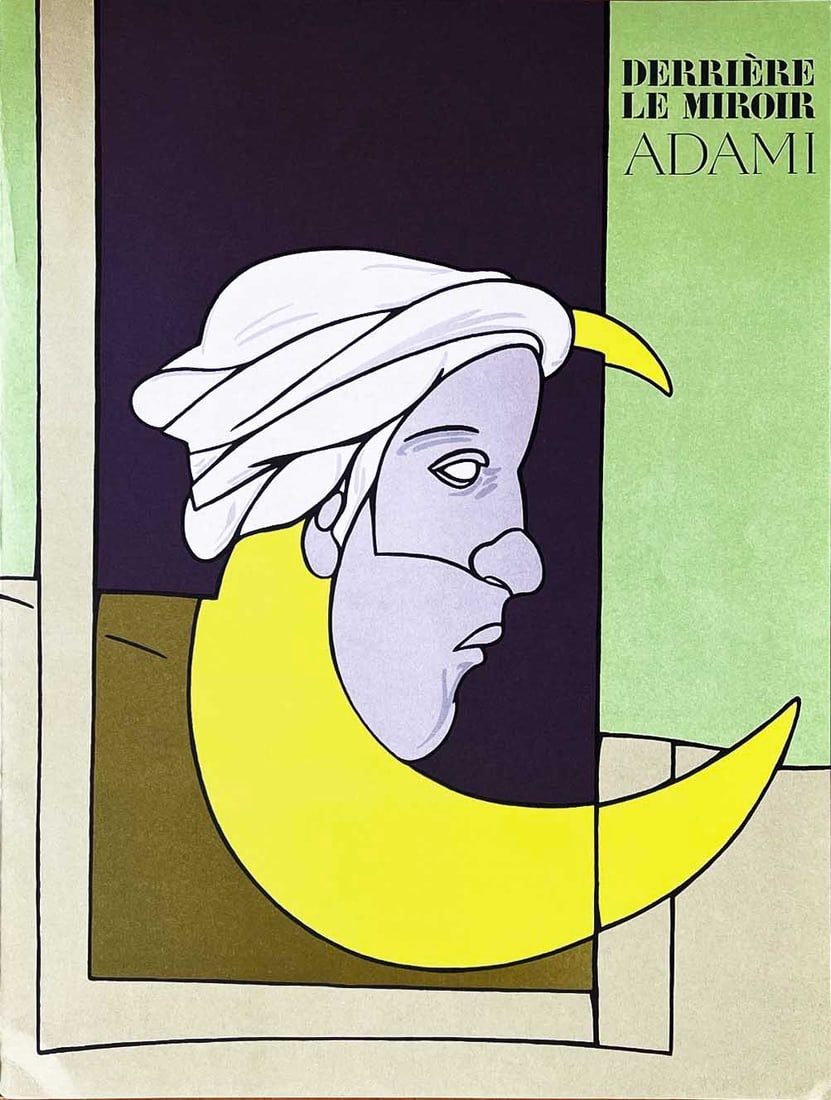 Valerio Adami Lithograph DM01239 Derriere le Miroir 1980 (1 of 1)