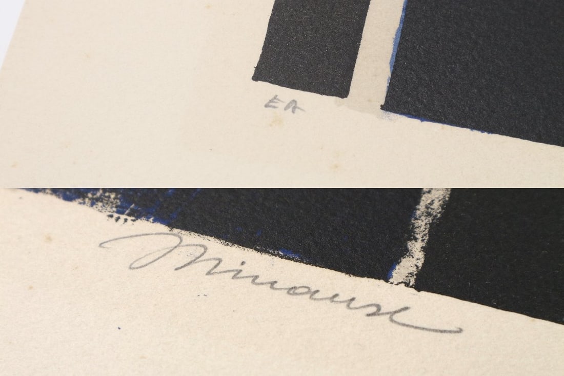 Minaux Original Etching Nocturne 1968 Signed & Numbered - 2