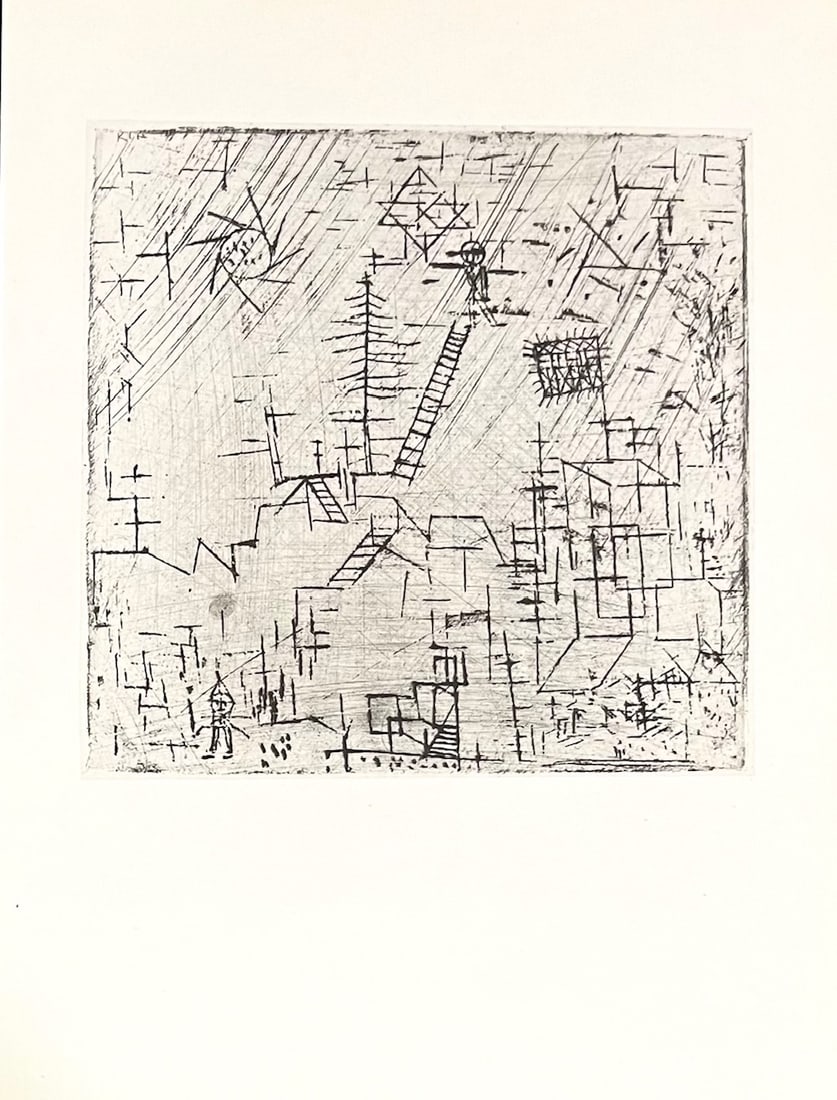 1947 Paul Klee Engraving 36 Juggler In April 1928: Title: 1947 Paul Klee Engraving 36 Juggler In April 1928 Artist: Klee Description: Artist: Paul Klee Country: Switzerland / Germany Title: Juggler In April - 1928 Medium: Engraving - 36 printed: 1947