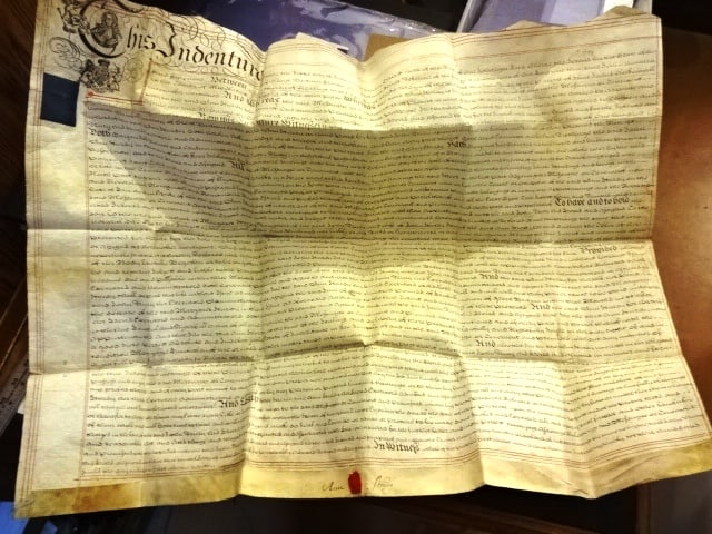 1759 Large English Vellum Indenture Vignette King Portrait Seal - 2