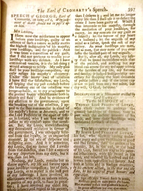 1746 Magazine Scot Rebellion and Executions - 3