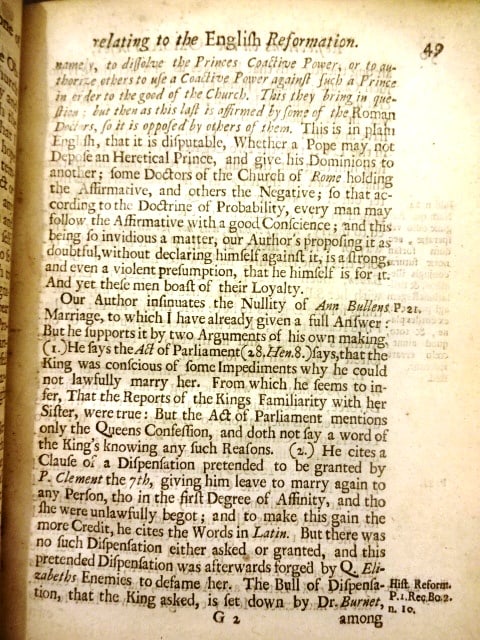 1688 Reflections of the English Reformation Burnet - 3