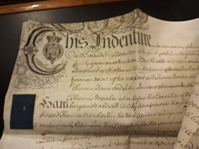 1761 English Vellum Indenture Red Wax Seals. - 2