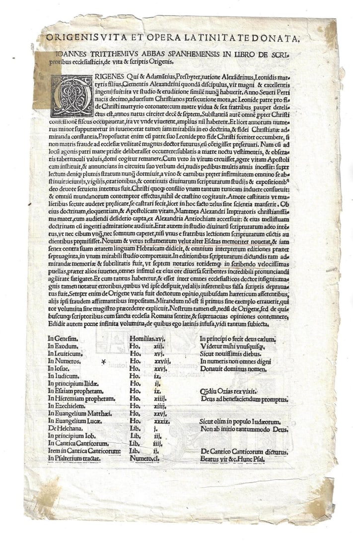 16th C Title Leaf of a Printers Shop and Press - 2