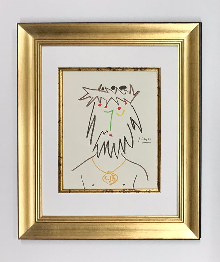 Pablo Picasso Framed C.J.C Lithograph 27 Art in Posters 1968: Title: Pablo Picasso Framed C.J.C Lithograph 27 Art in Posters 1968 Artist: Pablo Picasso Description: Title: C.J.C. Artist: Pablo Picasso Country: Spain Medium: Lithograph - 27 Marks: Signed