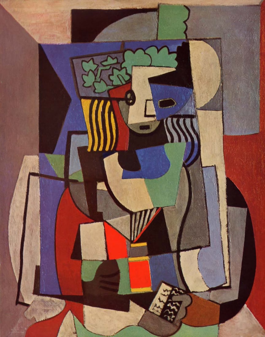 Picasso The school girl Giclee Numbered Edition: Title: Picasso The school girl Giclee Numbered Edition Artist: Pablo Picasso Description: Artist: Pablo Picasso Title: The school girl Medium: Giclee Marks: L.E numbered Paper size: watercolor