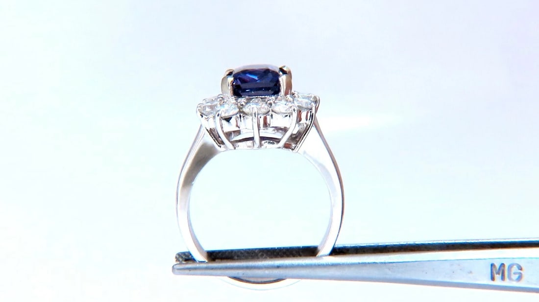 GIA Certified 5.03ct Natural No Heat Color change Purple Violet Sapphire Ring - 5