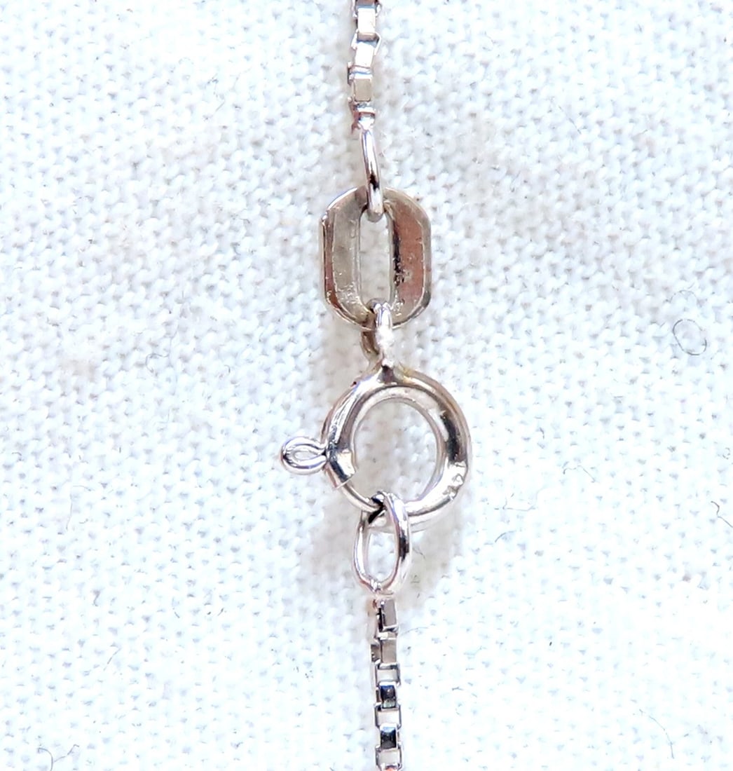 .40ct natural pear shaped sapphire diamonds drop pendant 14kt ** - 3