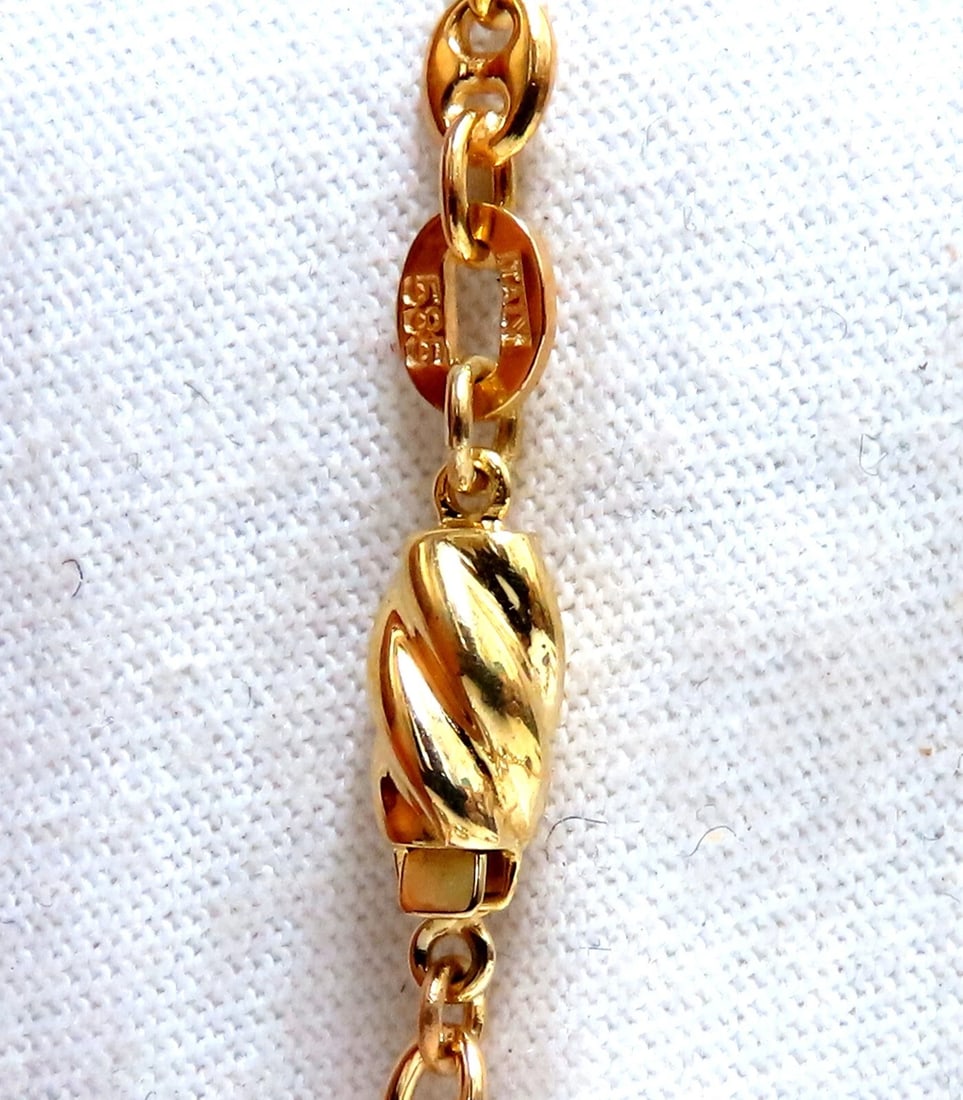 150ct natural purple green amethyst necklace 14kt Gold** - 4