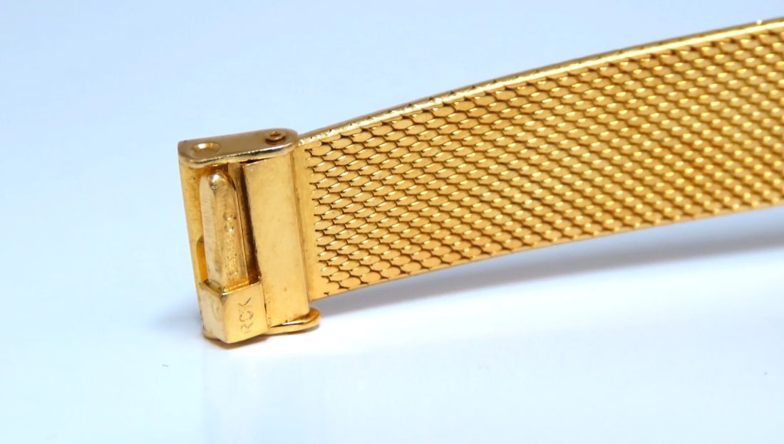 Bulova Dior Vintage Ladies 14kt Gold Watch Diamond Dial** - 3