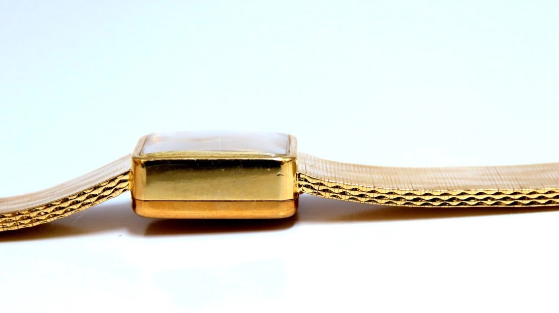 Tiffany & Co Vintage Gold Watch 18kt 6.5 inch** - 3