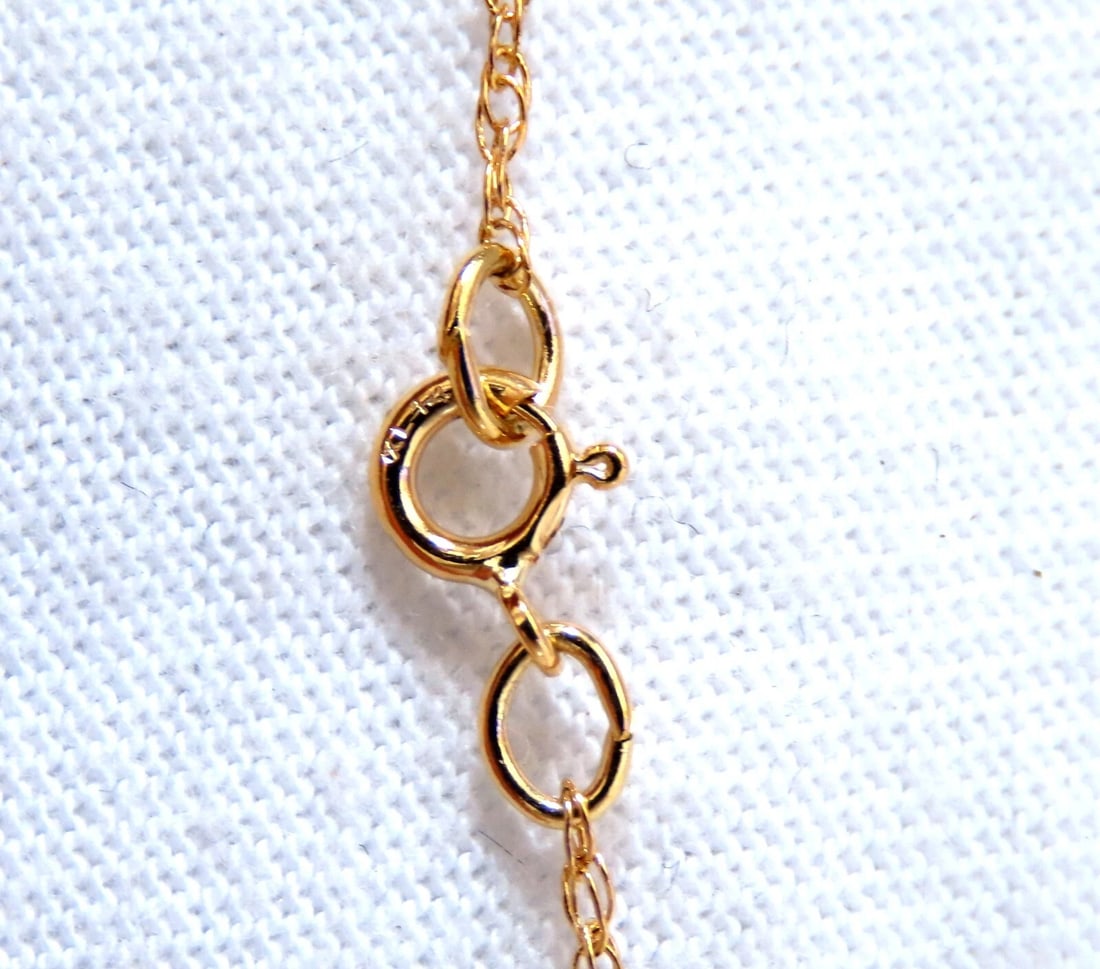 .50ct Natural Ruby Diamonds Necklace 14kt Traditional ** - 4