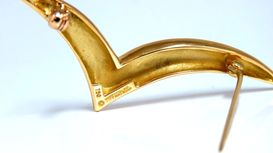 Authentic Tiffany & Co 18kt Pin** - 3