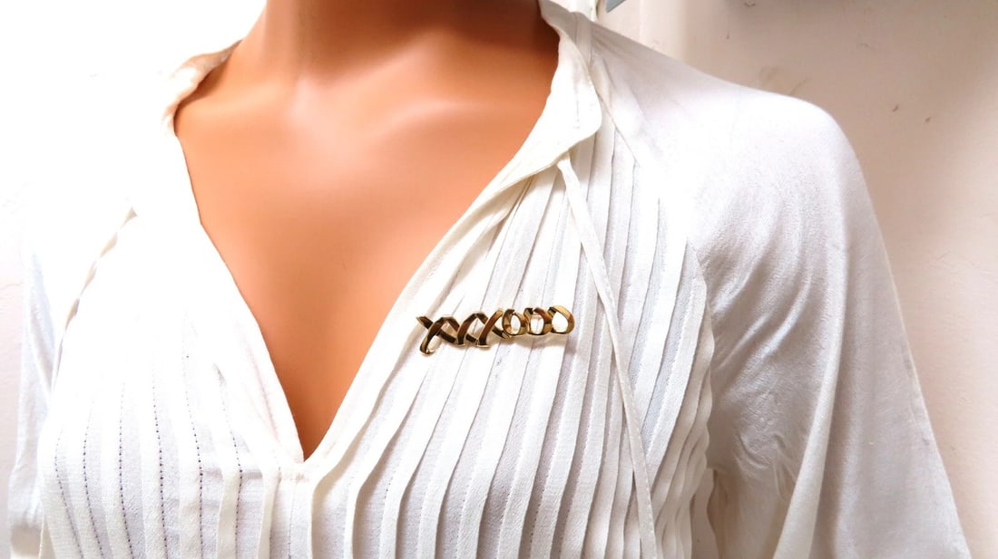 Authentic Tiffany Paloma Picasso XO PIN 18kt** - 6