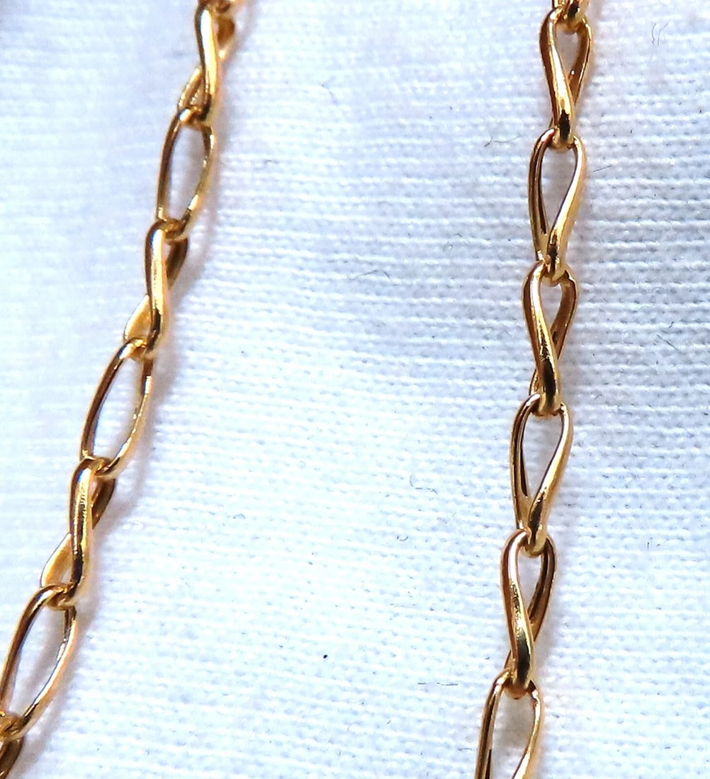 2.40ct natural diamonds open heart necklace 14kt g/vs** - 7