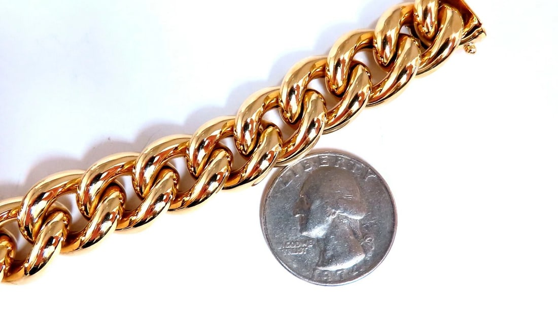 Cuban Link Necklace 14kt 113Grams 24inch 15.4mm ** - 3