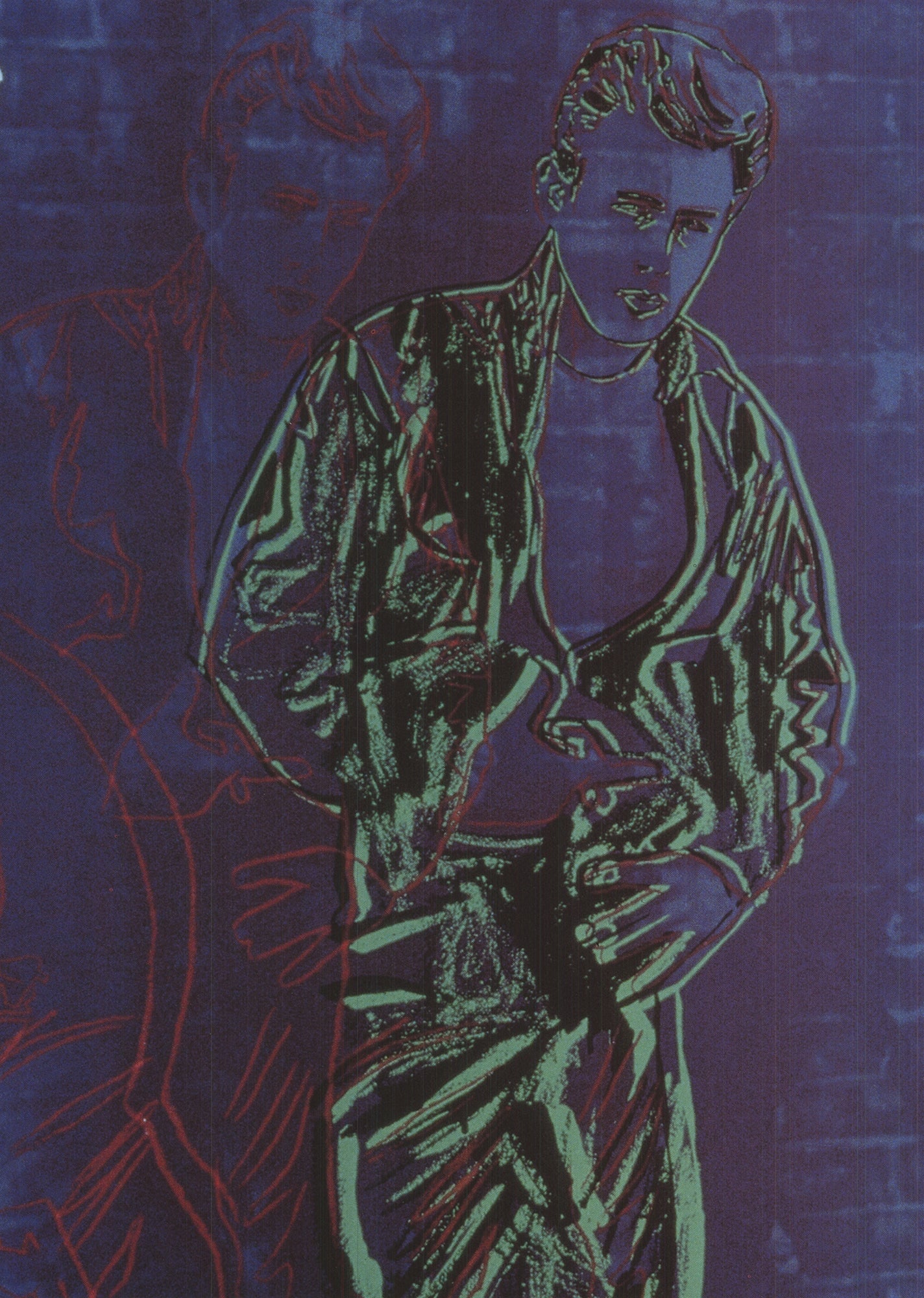 Andy Warhol - Ads: Rebel Without a Cause (James Dean) - 1990 Offset Lithograph 15.75" x 12.25" - 3