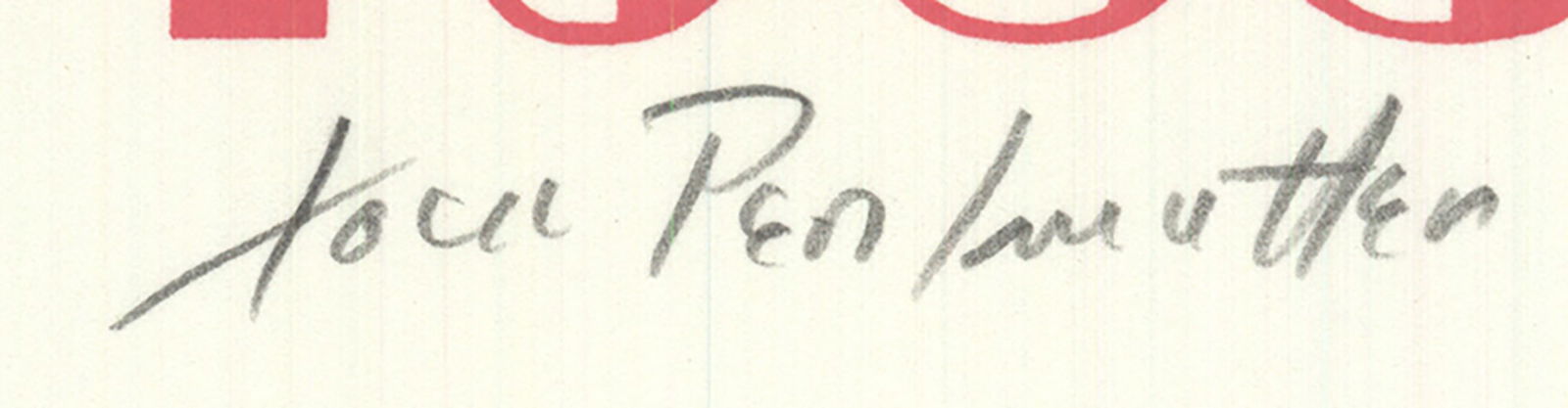 Jack Perlmutter - American Dance Festival 1983 - 1983 Lithograph - SIGNED 30" x 22" - 3