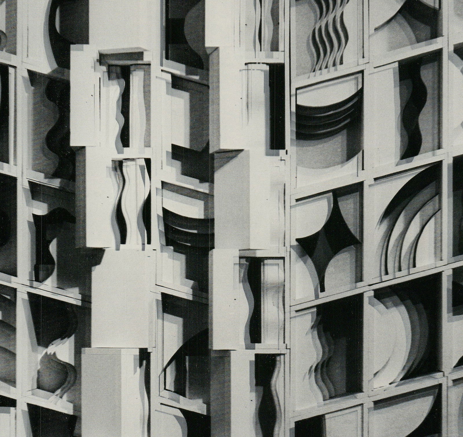 Louise Nevelson - At Pace Columbus (Silver) - No Text - 1977 Foil Print 13" x 13.75" - 4