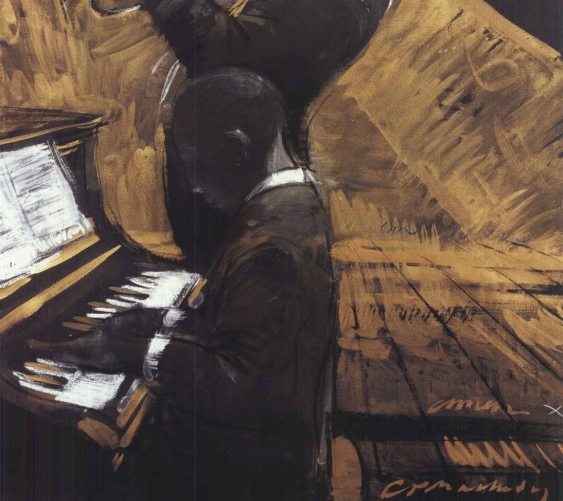 Charles Mackesy - At the 606 - 2005 Offset Lithograph 27.5" x 19.75" - 4