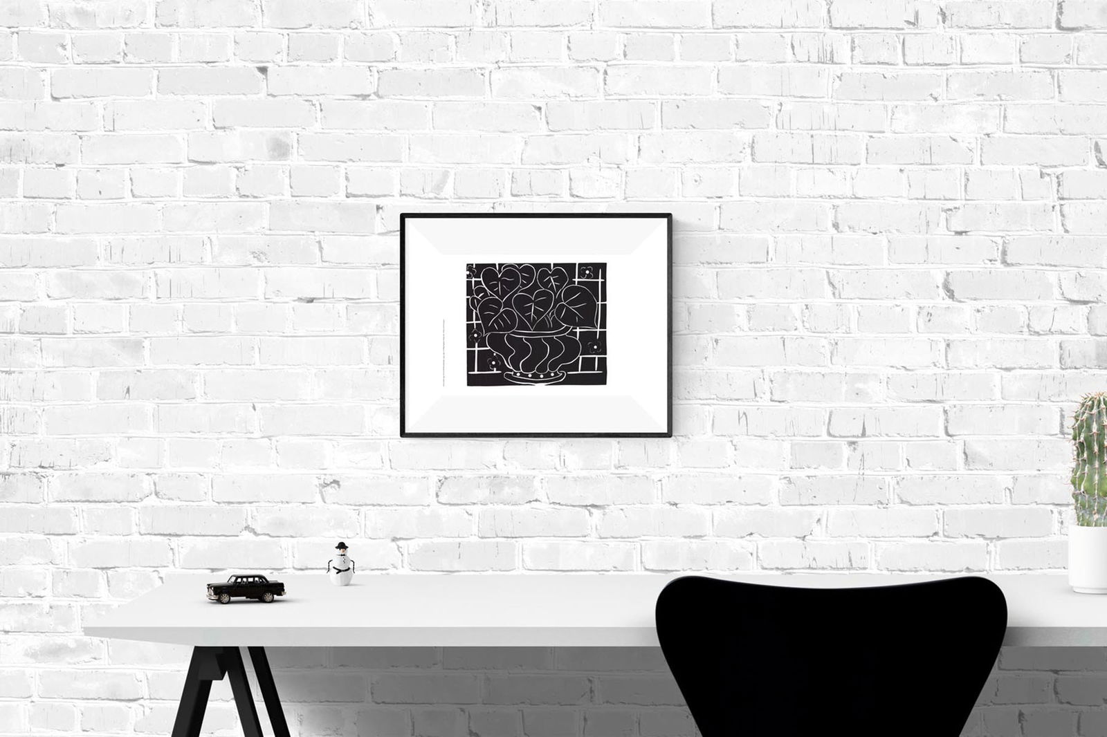 Henri Matisse - Basket of Begonias - 1990 Offset Lithograph 9" x 12" - 5