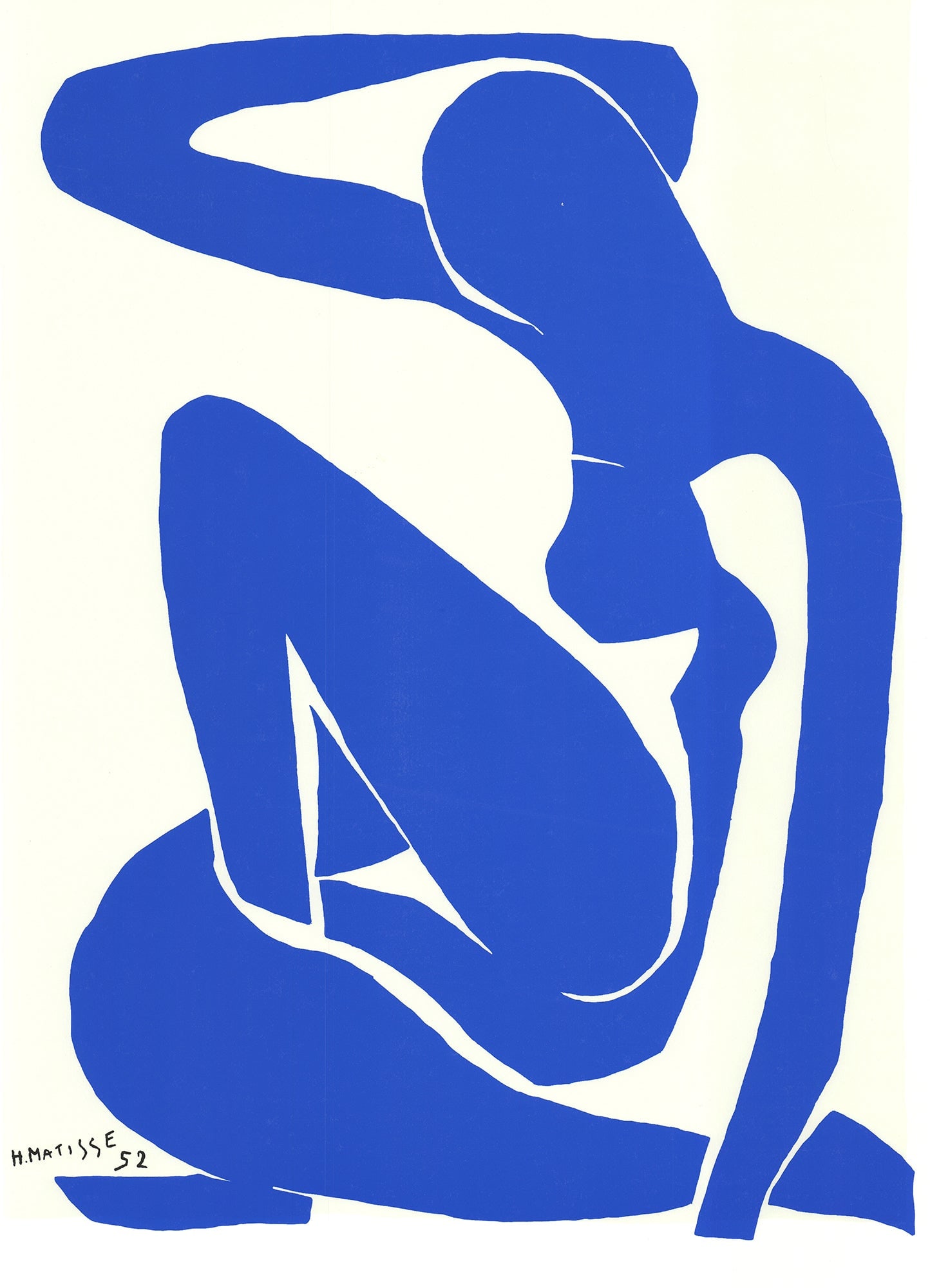 Henri Matisse - Blue Figure I - 2005 Serigraph 30" x 22" - 2
