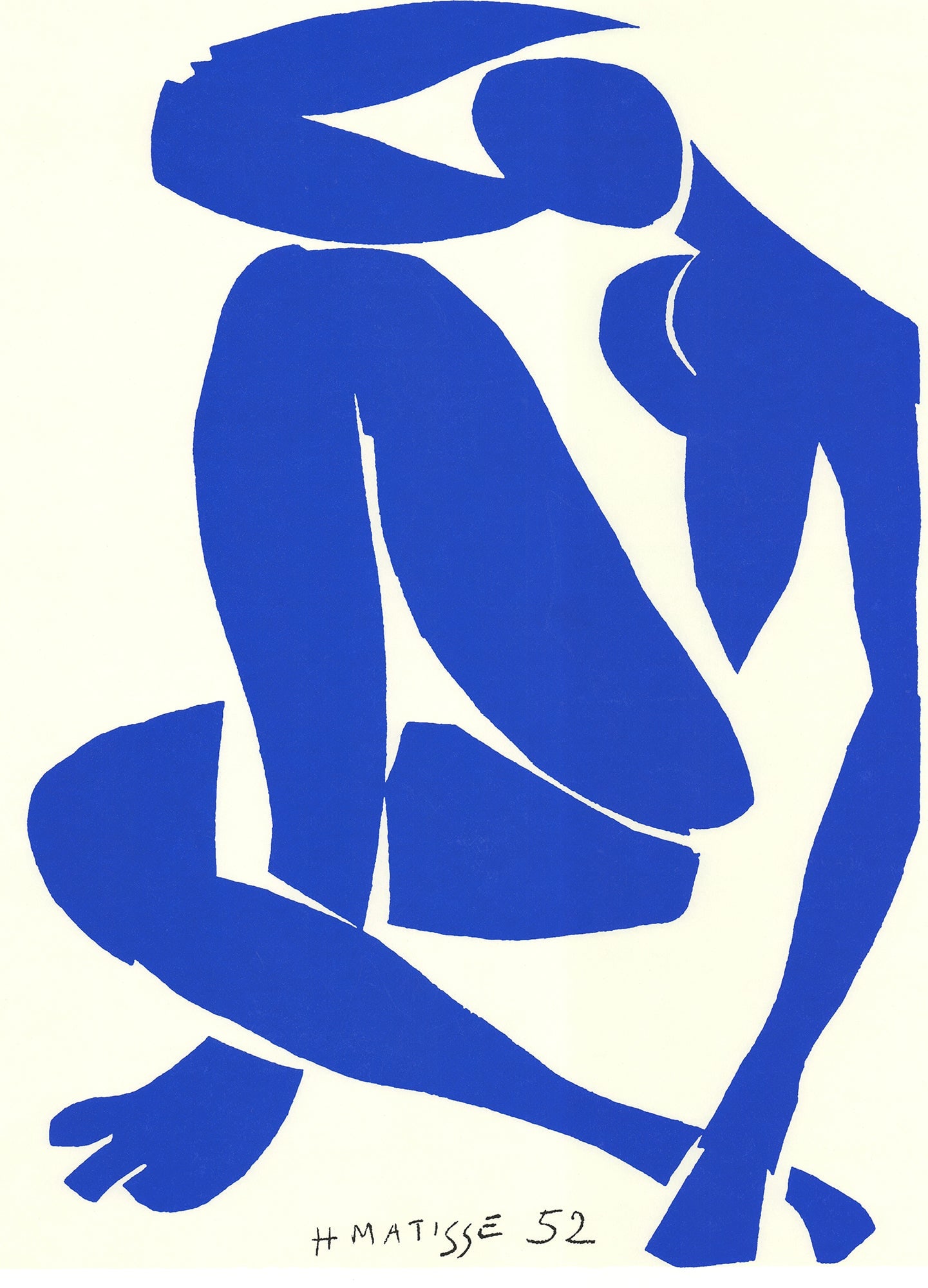 Henri Matisse - Blue Figure IV - 2005 Serigraph 30" x 22" - 2