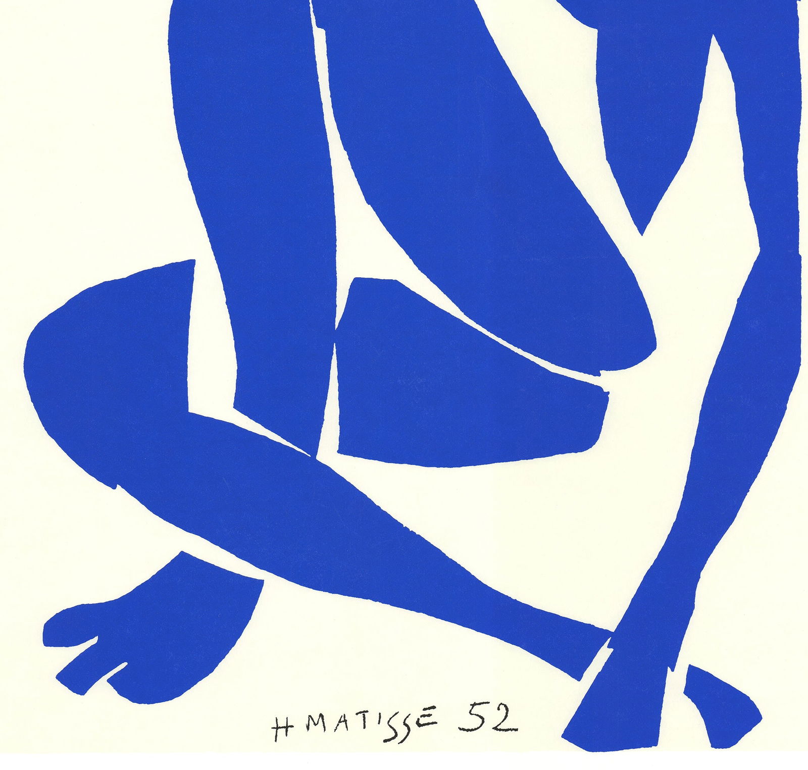 Henri Matisse - Blue Figure IV - 2005 Serigraph 30" x 22" - 4