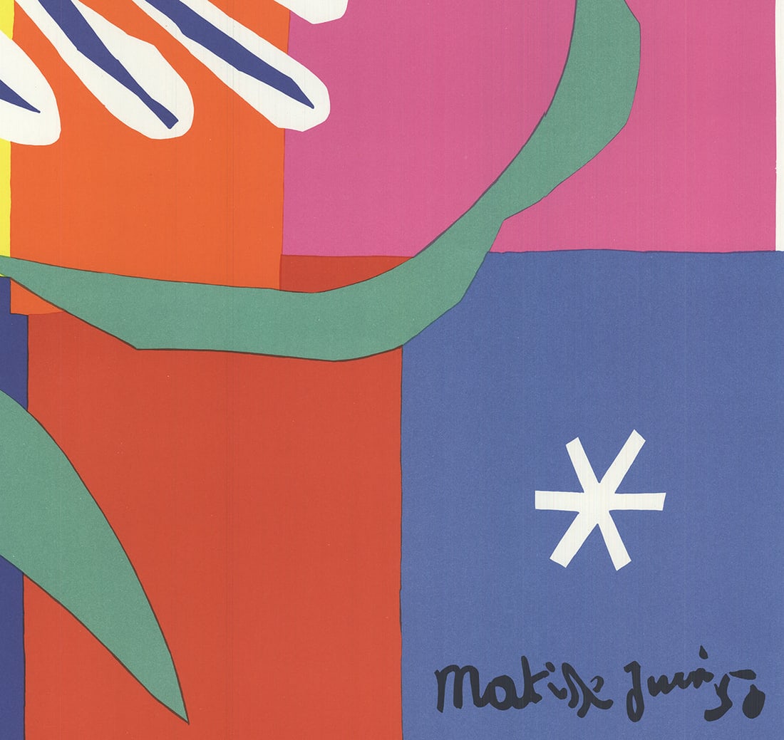Henri Matisse - Creole Dancer - 1984 Lithograph 47.5" x 31" - 3