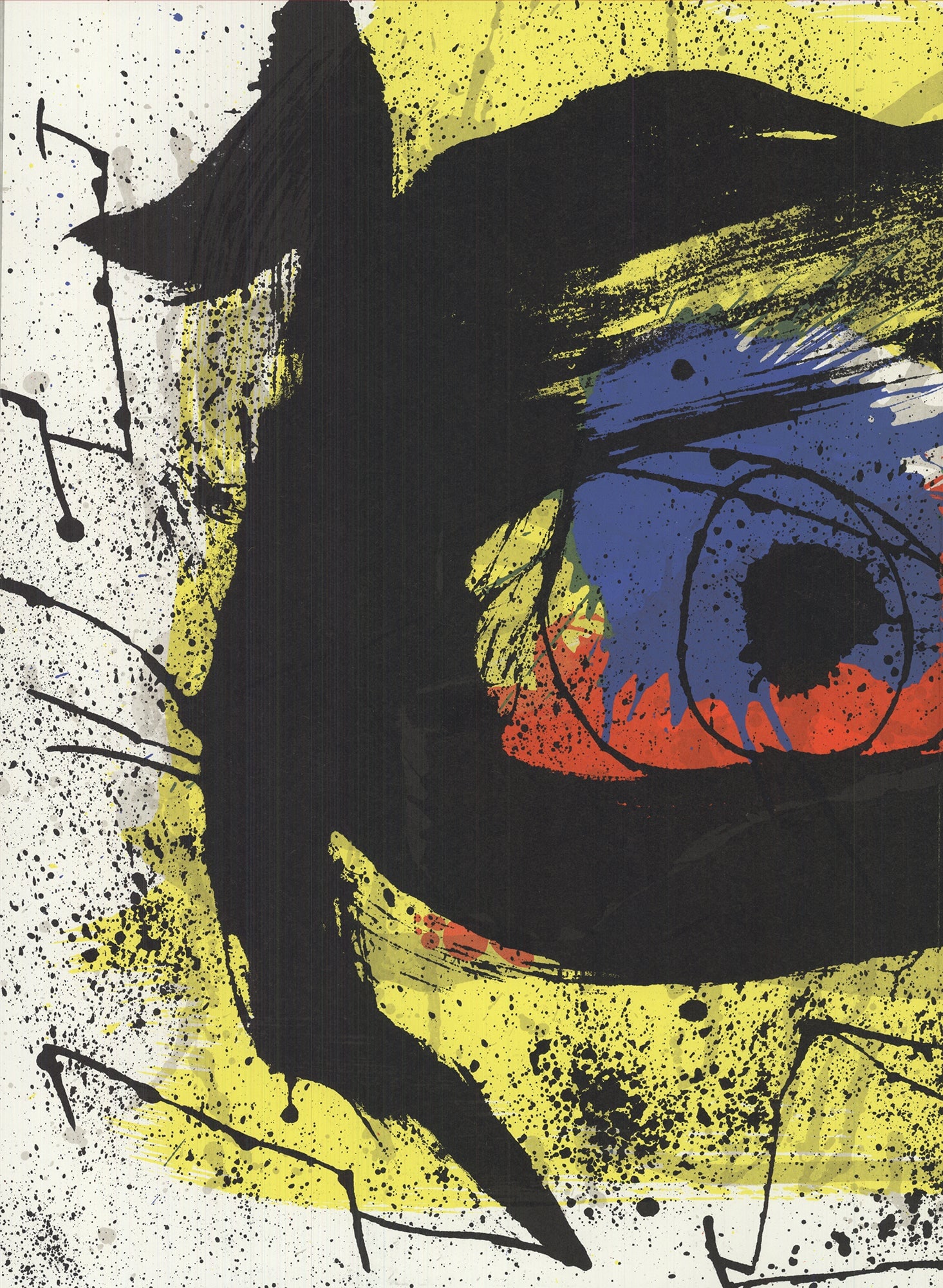 Joan Miro - Derriere le Miroir no. 203, pg 4,5 - 1973 Lithograph 15" x 22" - 2