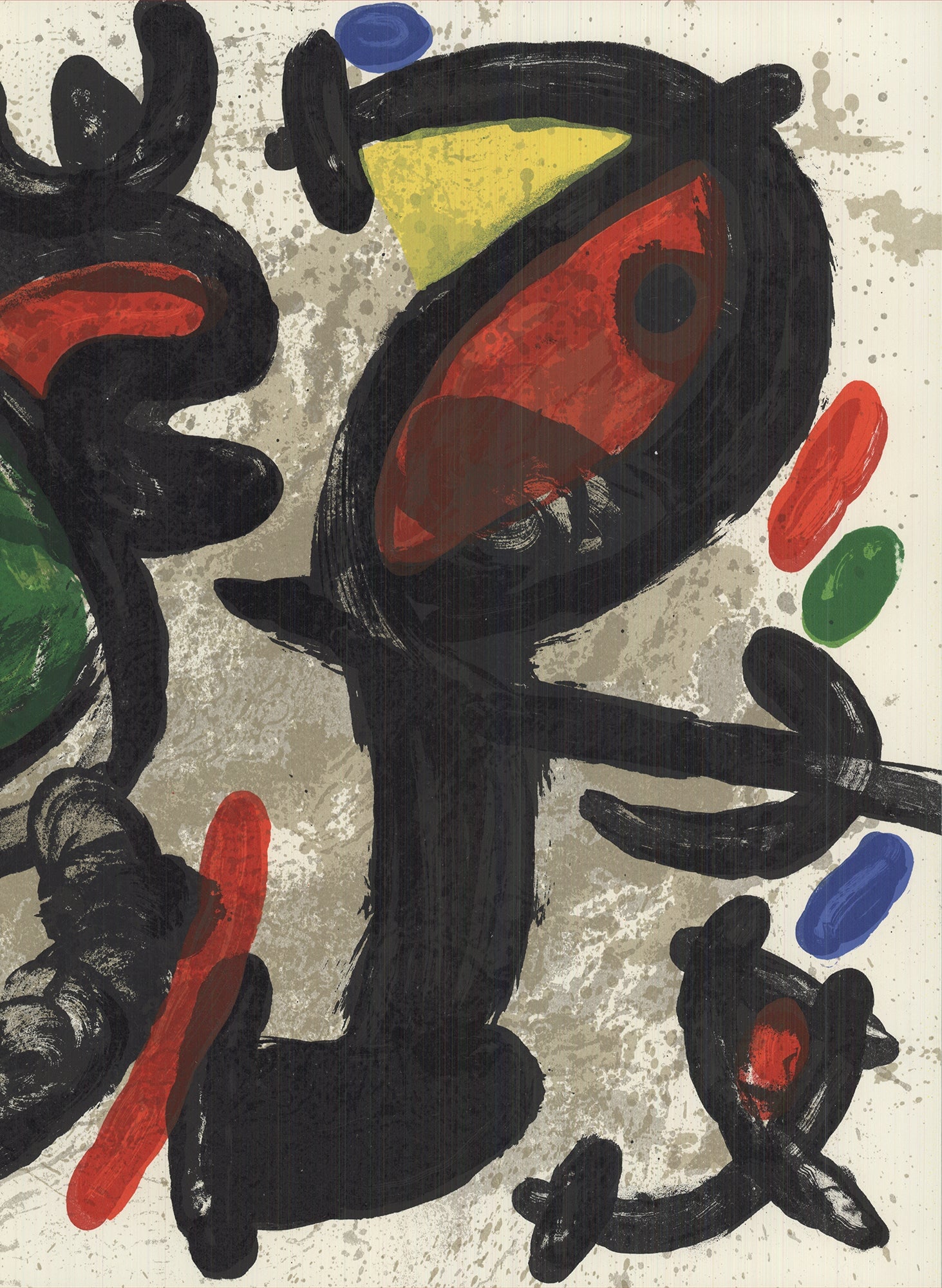 Joan Miro - Derriere le Miroir, no. 186, pg 10,11 - 1970 Lithograph 15" x 22" - 3