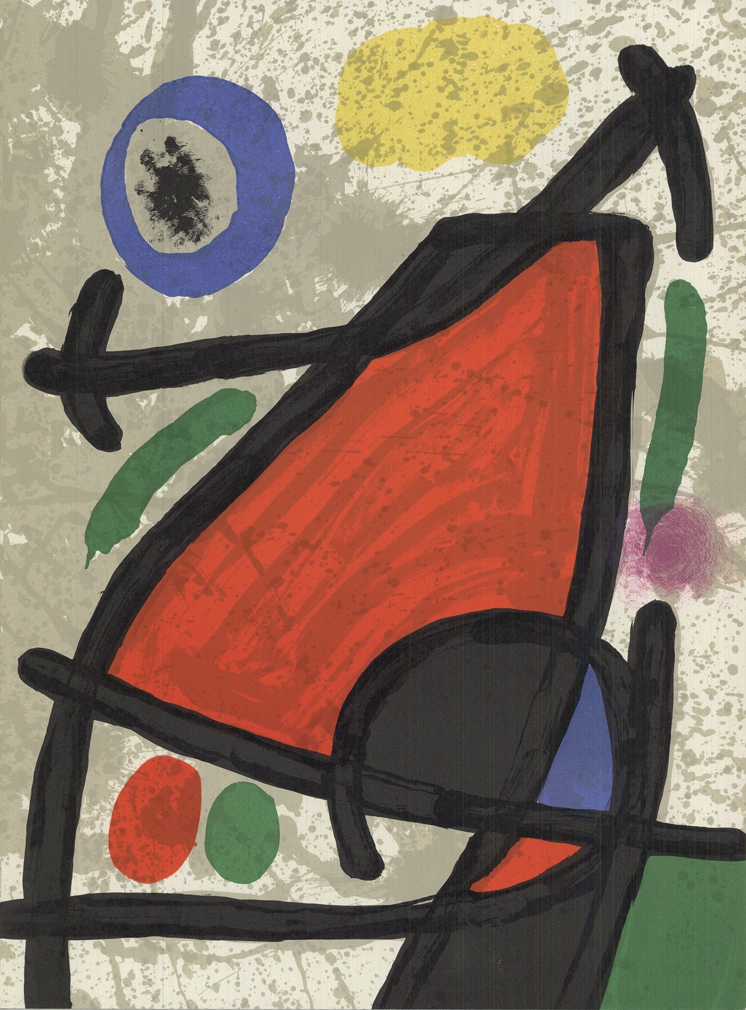 Joan Miro - Derriere le Miroir, no. 186, pg 2,7 - 1970 Lithograph 15" x 22" - 3
