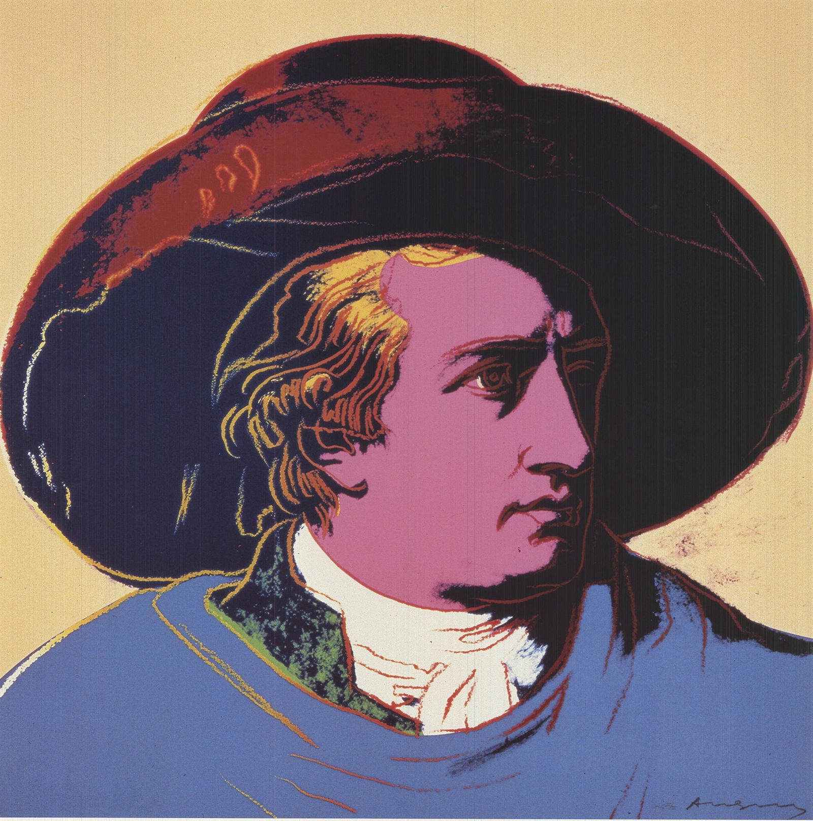 Andy Warhol - Goethe - 1990 Offset Lithograph 22" x 19" - 2