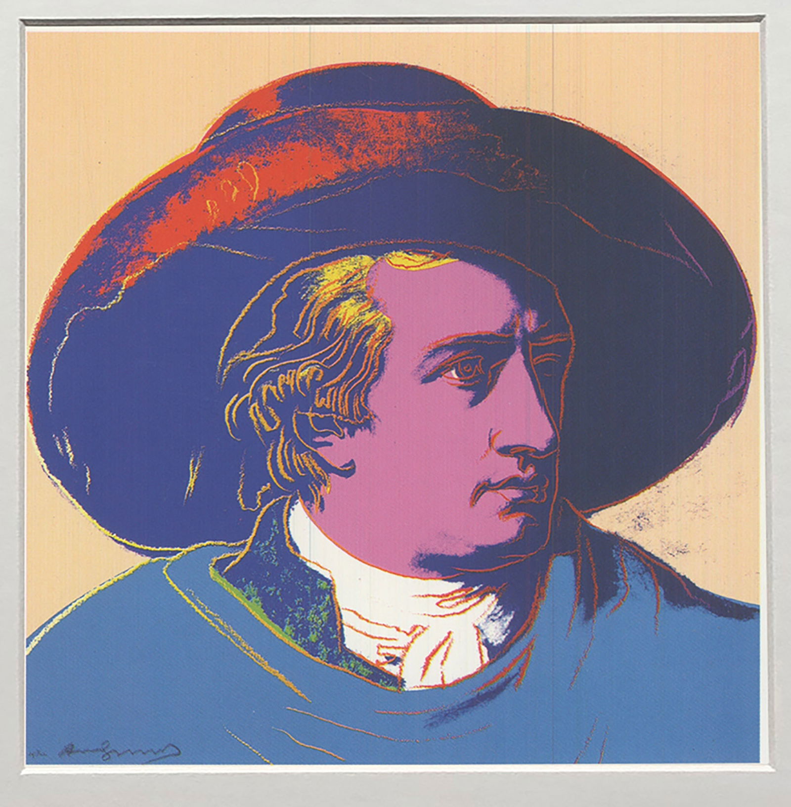 Andy Warhol - Goethe - 1993 Offset Lithograph 6" x 4.25" - 2