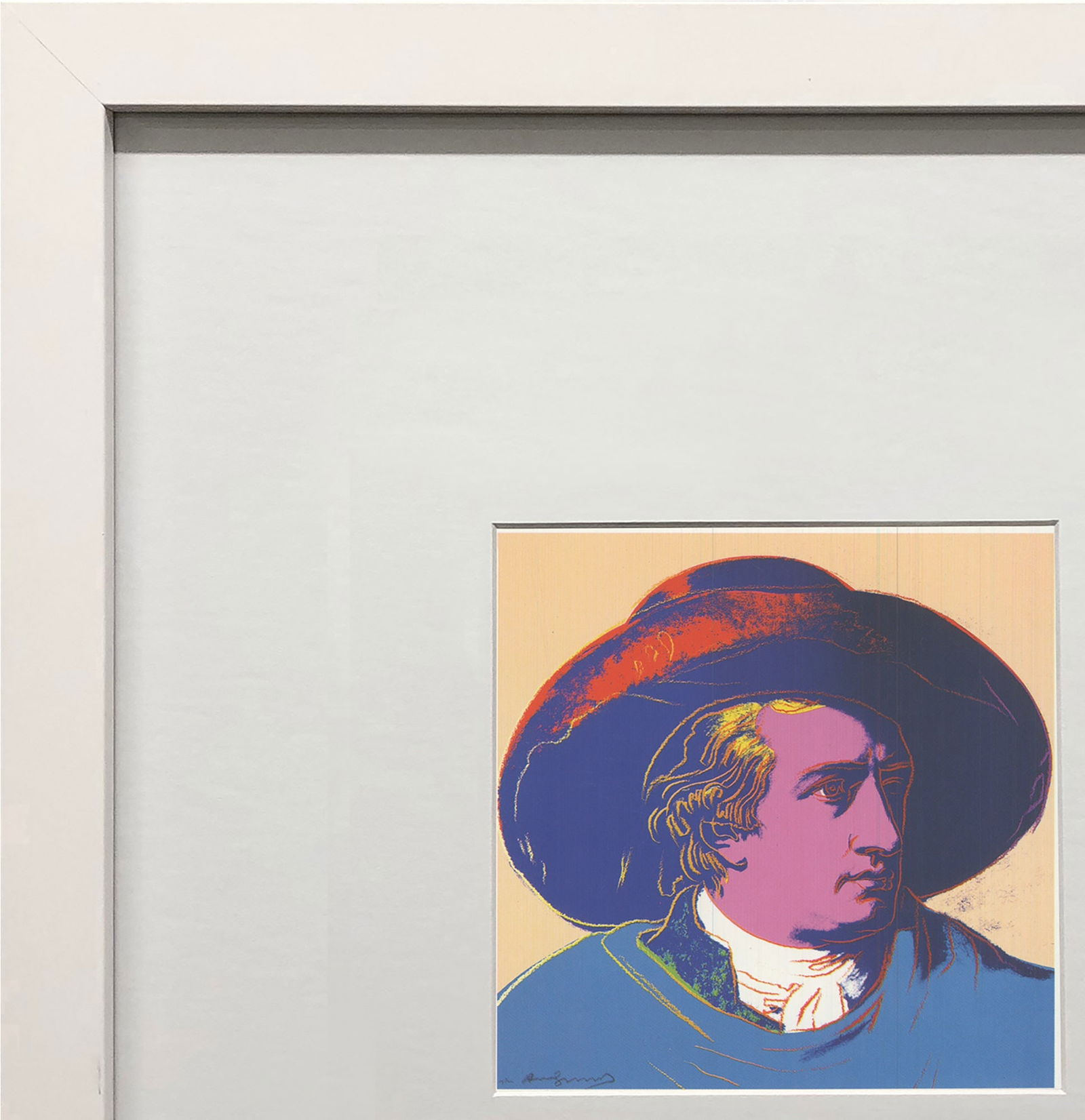 Andy Warhol - Goethe - 1993 Offset Lithograph 6" x 4.25" - 3