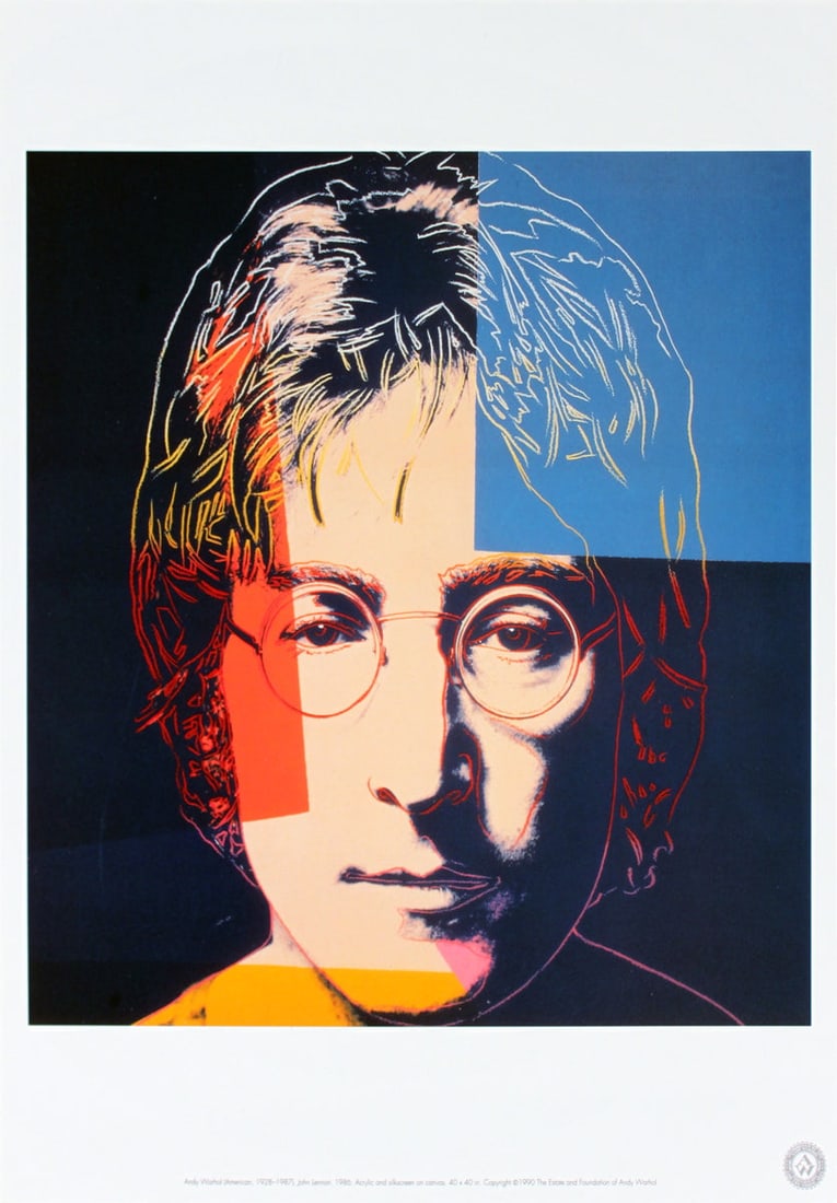 Andy Warhol - John Lennon - 1989 Offset Lithograph 15.75" x 12.25" (1 of 1)