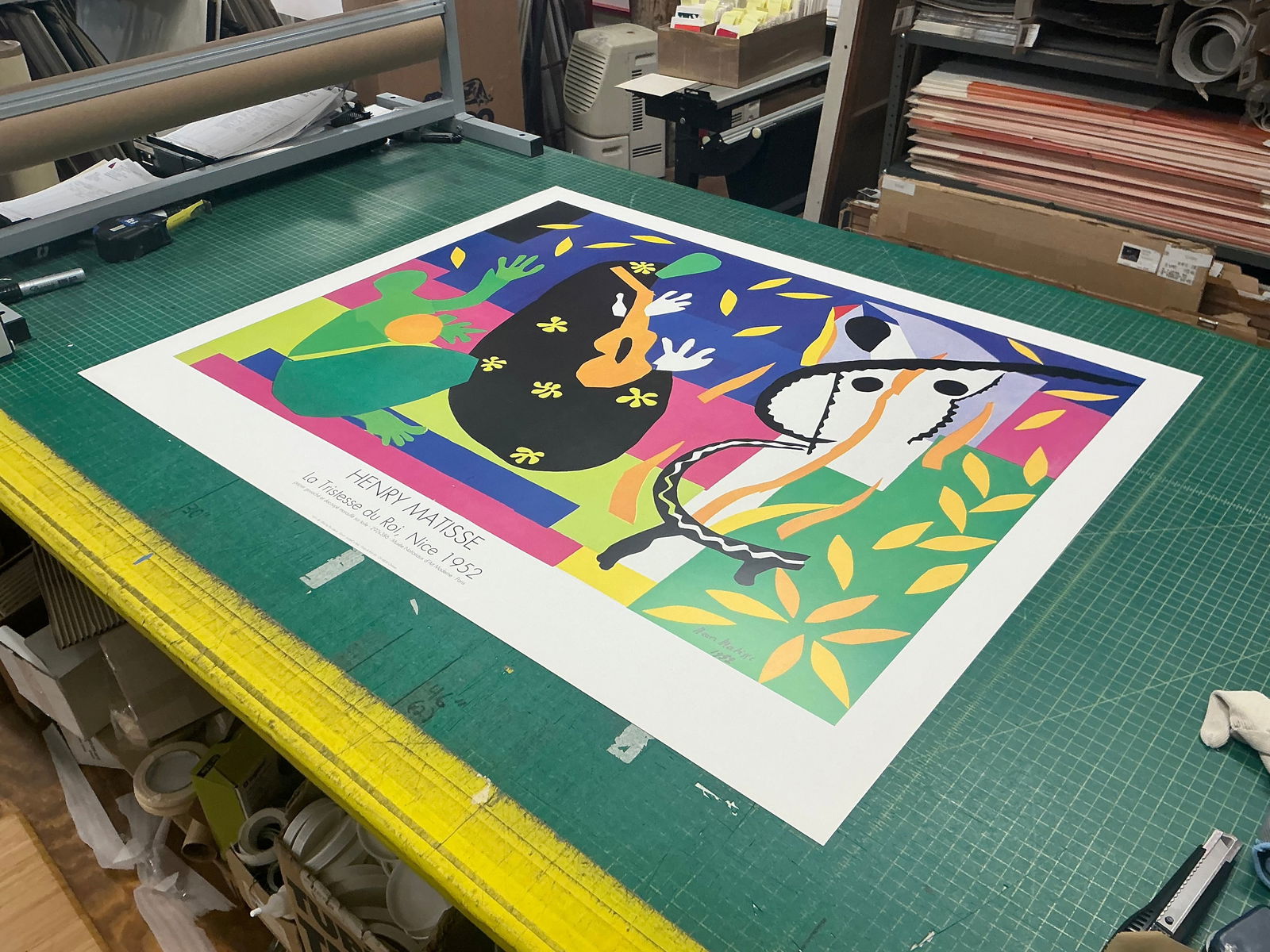 Henri Matisse - La Tristesse du Roi - 1990 Offset Lithograph 35" x 43.75" - 6