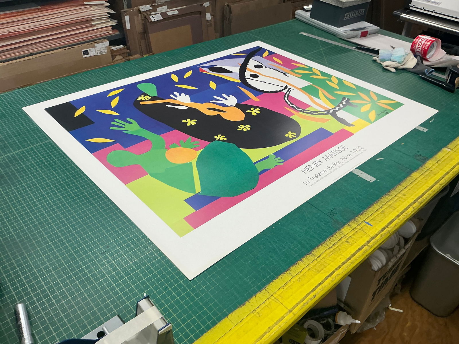 Henri Matisse - La Tristesse du Roi - 1990 Offset Lithograph 35" x 43.75" - 7