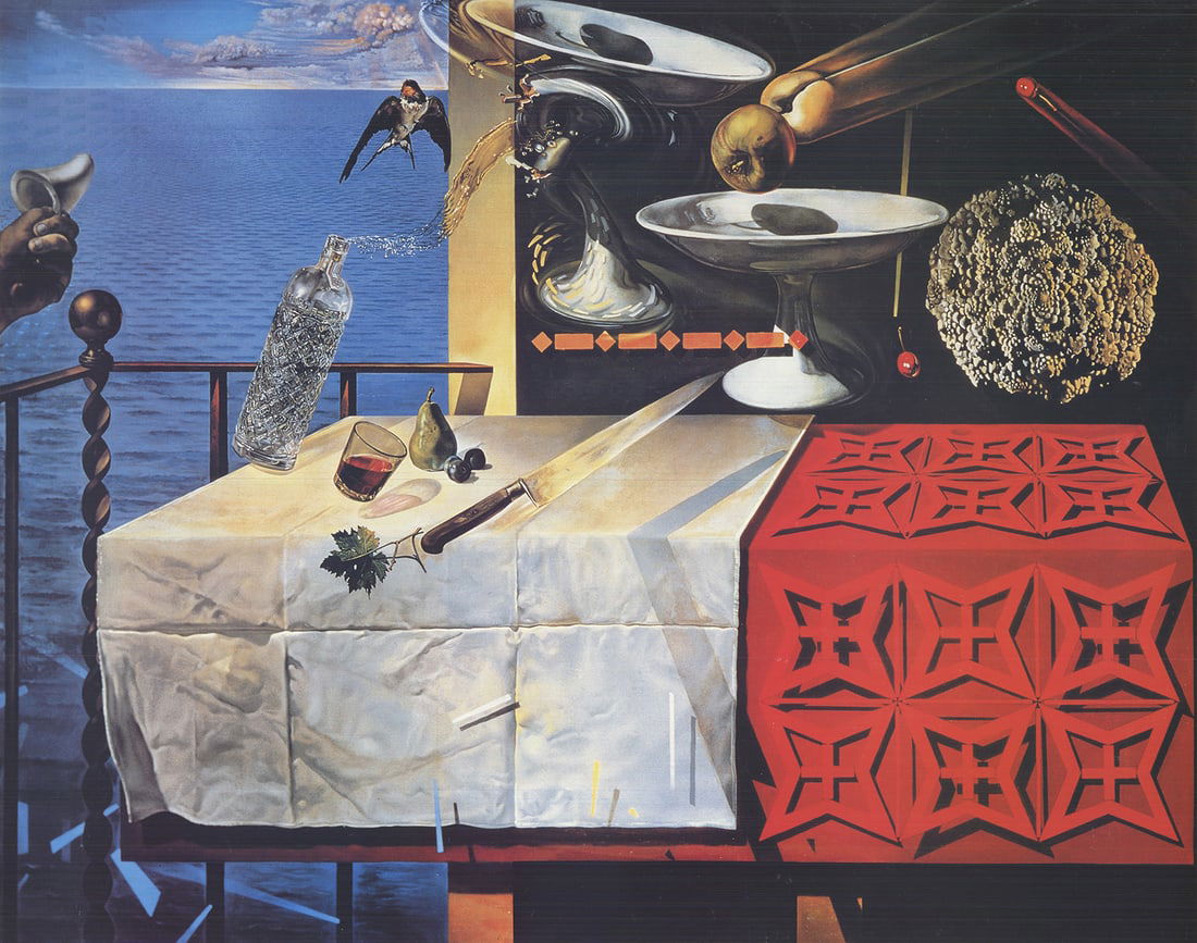 Salvador Dali - Living Dead - 1995 Offset Lithograph 23.75" x 31.5" - 2