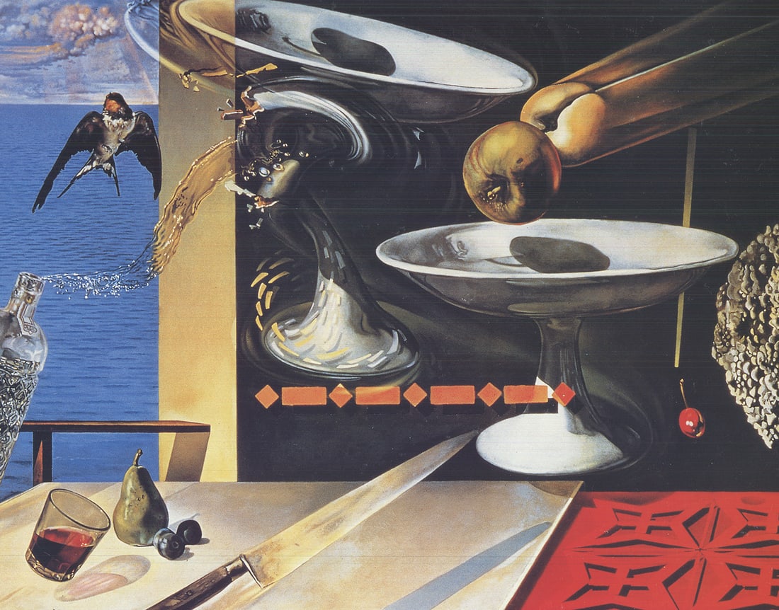 Salvador Dali - Living Dead - 1995 Offset Lithograph 23.75" x 31.5" - 3