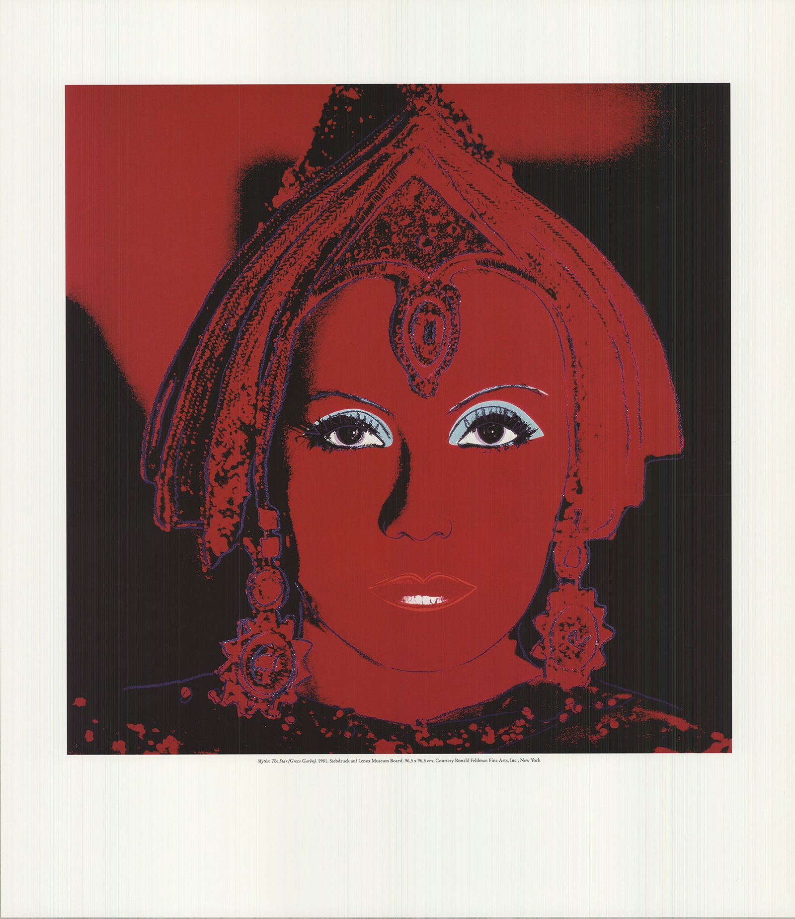 Andy Warhol - Myths: The Star (Greta Garbo) - 1990 Offset Lithograph 22" x 19" (1 of 4)