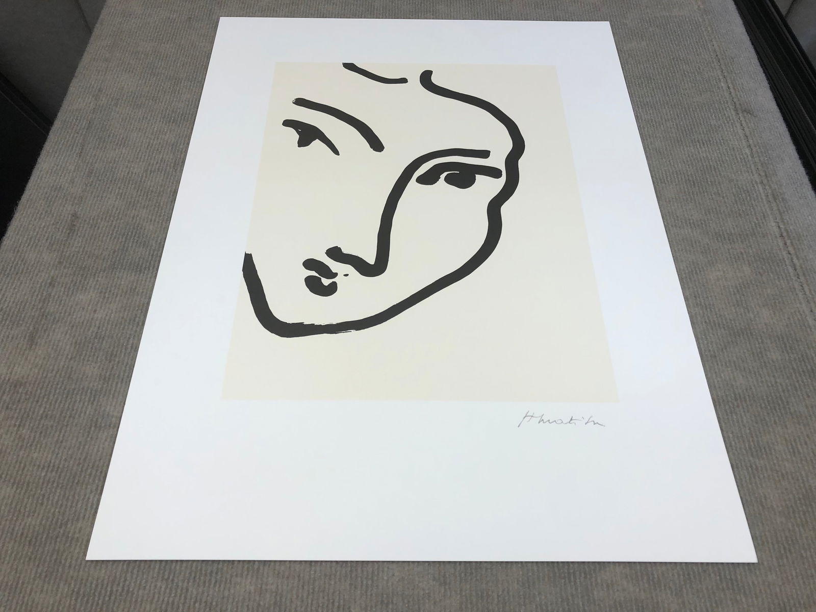 Henri Matisse - Nadia Au Menton Pointu - 1995 Offset Lithograph 23.5" x 17.5" - 2