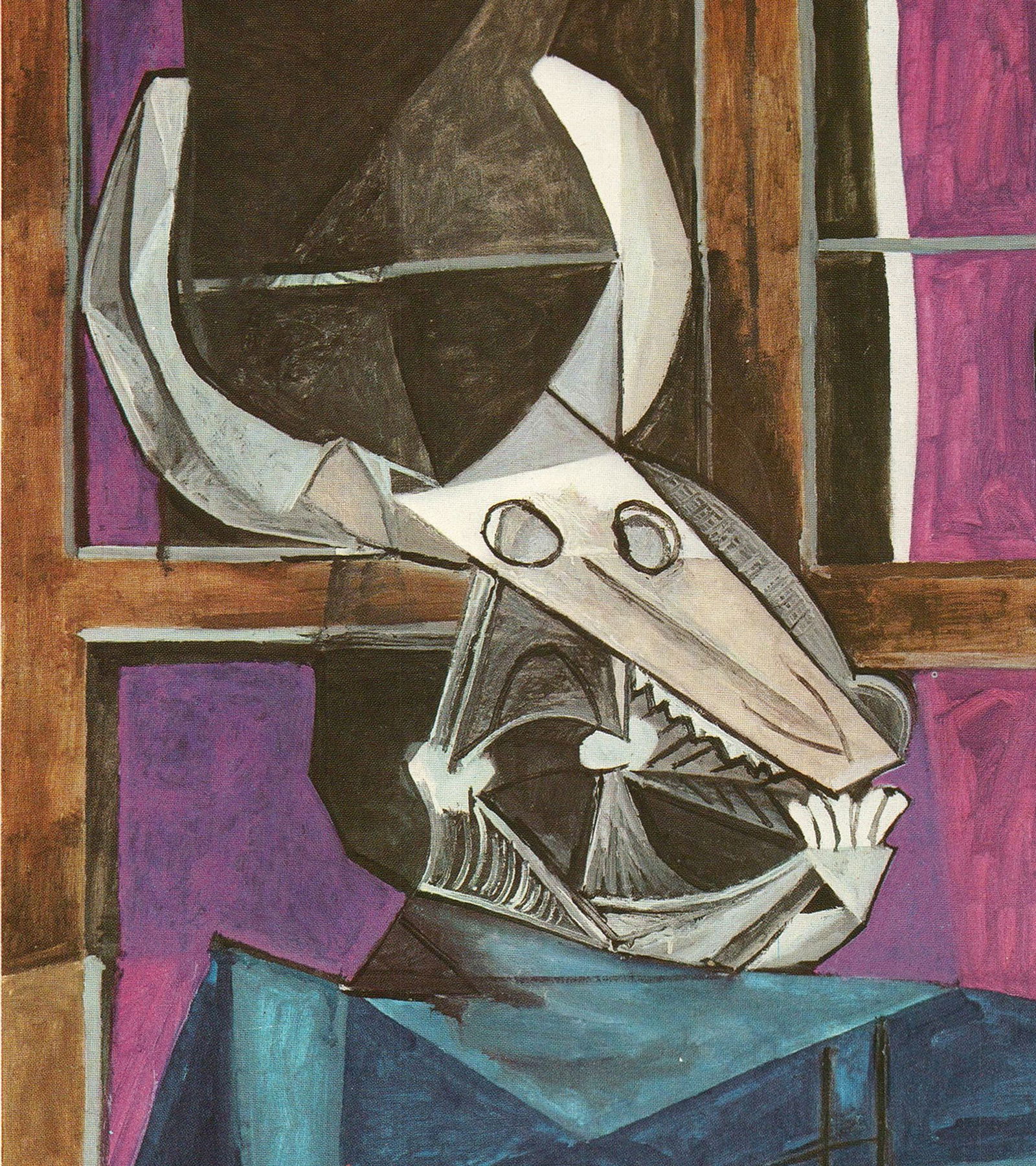 Pablo Picasso - Nature morte au crane de boeuf - 1971 Offset Lithograph 12.25" x 9.5" - 3