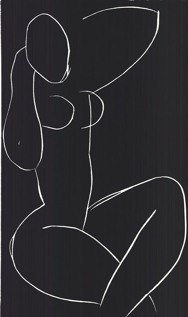 Henri Matisse - Nu Assis I - 1989 Serigraph 48" x 34" - 2