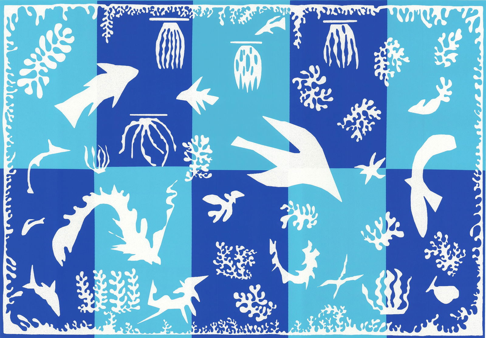 Henri Matisse - Polynesie La Mer - Serigraph 22" x 29.75" - 2