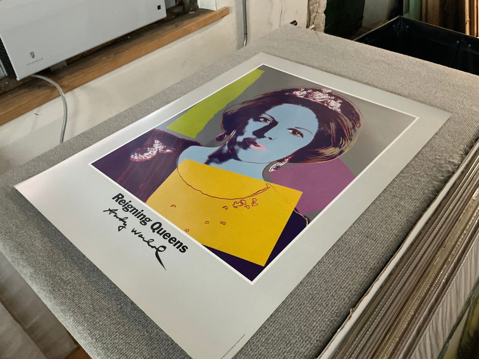 Andy Warhol - Queen Beatrix of the Netherlands, from Reigning Queens - 1986 Offset Lithograph 32.25" - 3