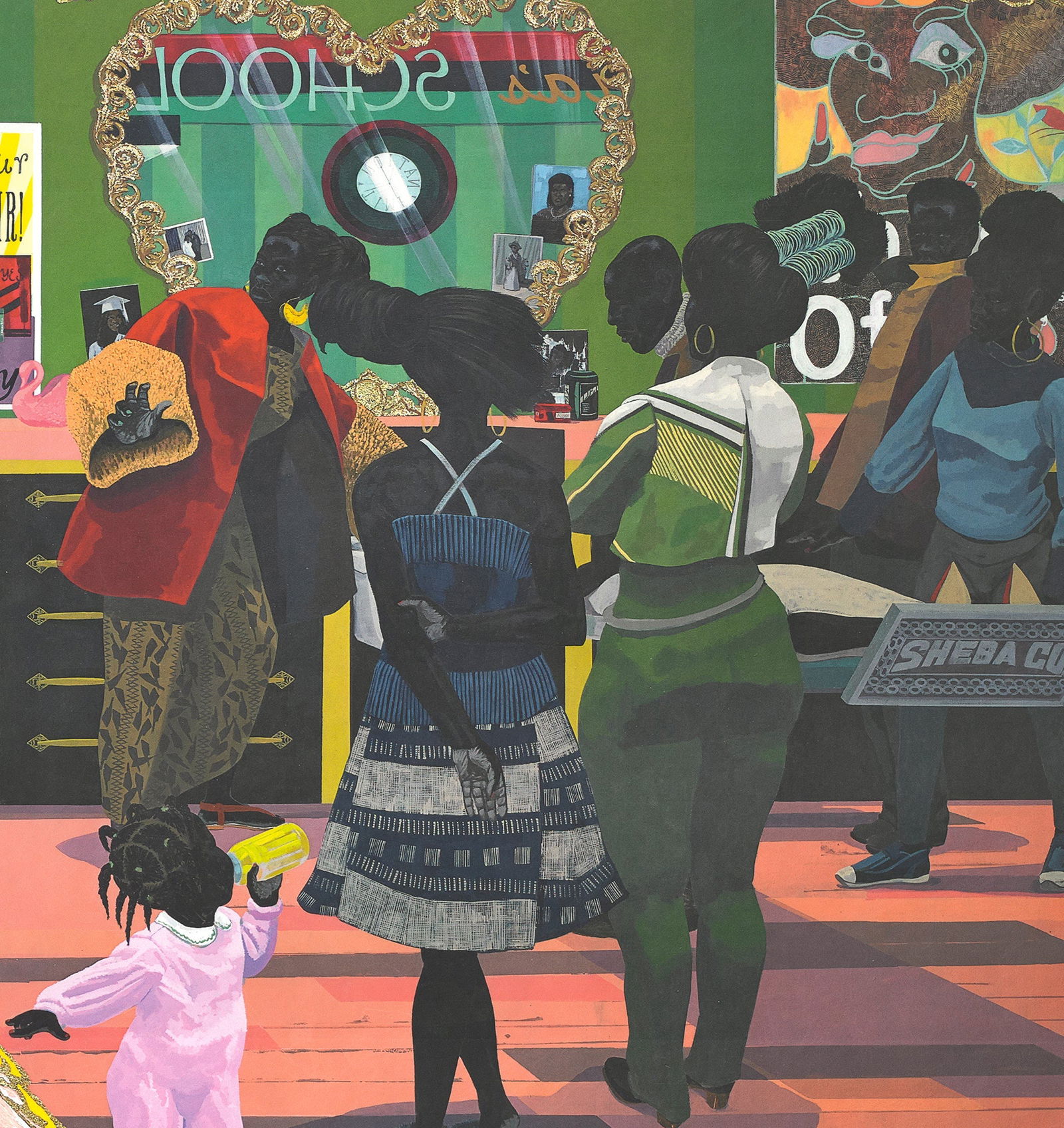 Kerry James Marshall - School of Beauty, School of Culture - 2025 Offset Lithograph 47.25" x 81" - 4